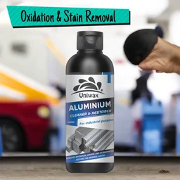 Uniwax Aluminum Cleaner Hard Brightener & Oxidation Remover | Heavy-Duty Industrial Cleaner - 1 kg