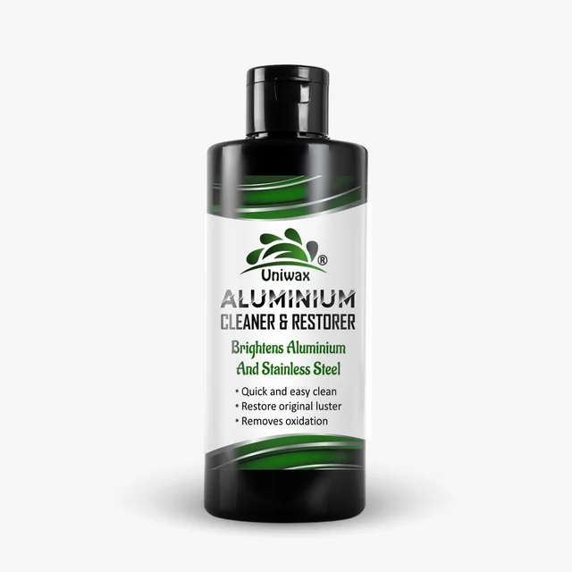 Uniwax Aluminium Cleaner and Brightener | Remove Oxidation, Dust, Cement and Heavy Dust Particles | Clean & Restore - 200ml