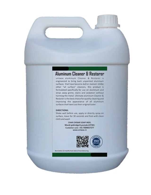 UNIWAX Aluminium Cleaner and Brightener | Remove Oxidation, Dust, Cement and Heavy Dust Particles | Clean & Restore - 5kg