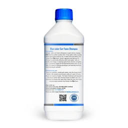 Uniwax Blue Foam Shampoo produces a thick, stable foam for superior cleaning. - 1kg, blue