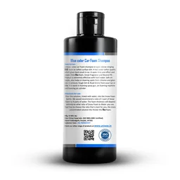 Uniwax Blue Foam Shampoo produces a thick, stable foam for superior cleaning. - 200ml, blue