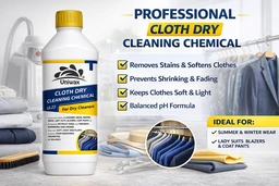 uniwax cloth dry cleaning chemical concentrate UL22 , Fabric Dry Cleaning Solution | Professional Garment Cleaner | No Shrinkage Formula | Safe for All Fabrics - 1kg