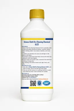 uniwax cloth dry cleaning chemical concentrate UL22 , Fabric Dry Cleaning Solution | Professional Garment Cleaner | No Shrinkage Formula | Safe for All Fabrics - 1kg