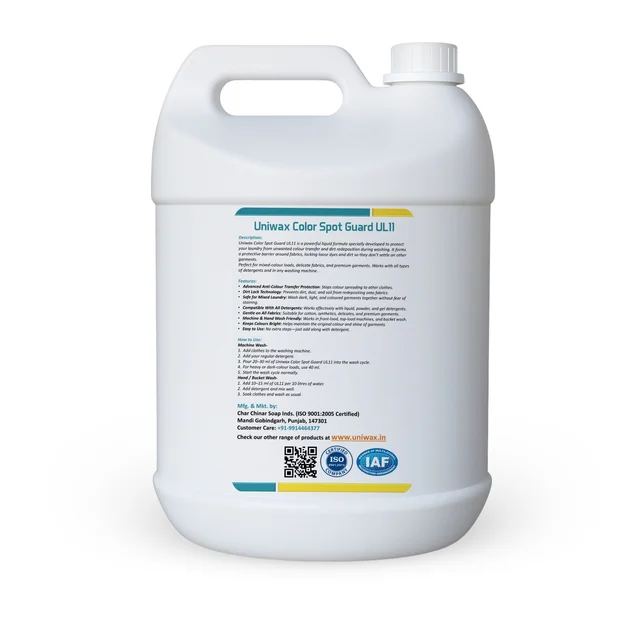 uniwax color spot guard anti-Dye Transfer Mixed Color Protector Color Safe - 5kg