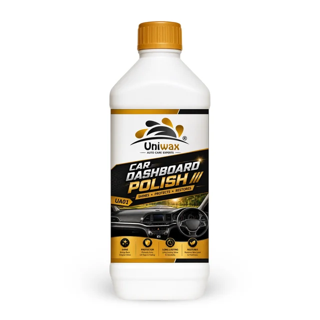 Uniwax Dashboard Polish for Car | Interior Cleaner & Shine | Protects & Restores Car Dashboard | Long-Lasting Gloss |dust protection - 1kg