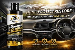 Uniwax Dashboard Polish for Car | Interior Cleaner & Shine | Protects & Restores Car Dashboard | Long-Lasting Gloss |dust protection - 200ml