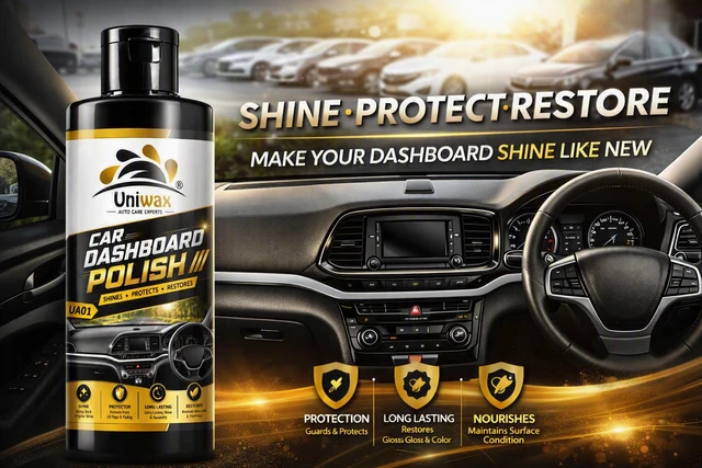 Uniwax Dashboard Polish for Car | Interior Cleaner & Shine | Protects & Restores Car Dashboard | Long-Lasting Gloss |dust protection - 200ml