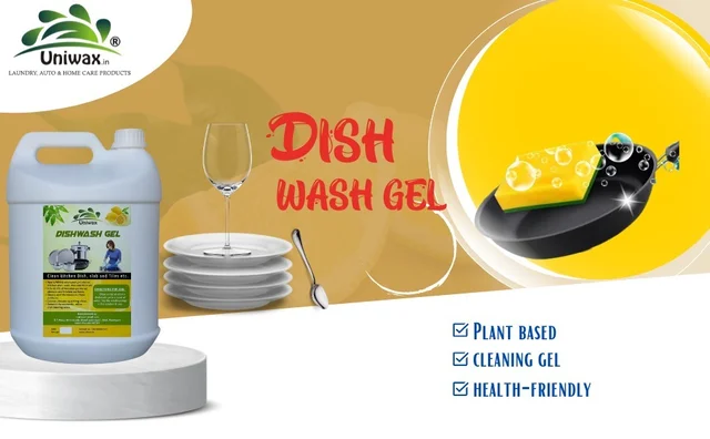 uniwax U9 Concentrated Dishwash 5 liter makes 20 liter dishwash gel - 5kg