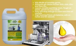 uniwax U9 Concentrated Dishwash 5 liter makes 20 liter dishwash gel - 5kg