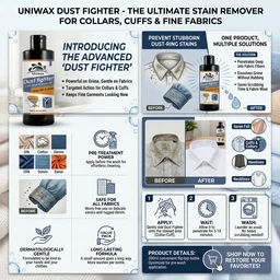 Dust fighter Cuff, collar & saree fall Clean dirt & grime - 200ml