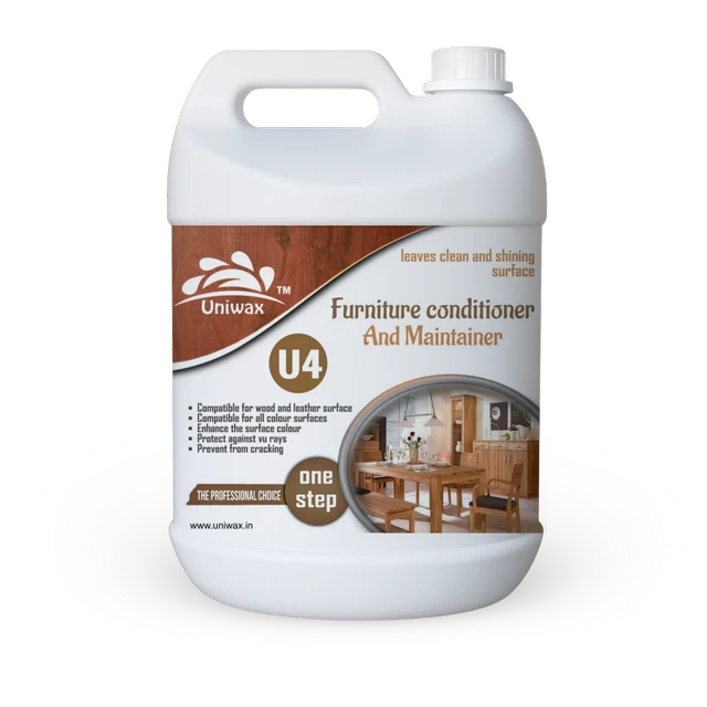 Uniwax Furniture Conditioner – Restores Shine & Protects Wood Surfaces |Anti-Dust, UV Protection & Rich Shine - 5kg