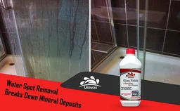 Uniwax Glass Polish – Hard Water Stain Remover & Glass Cleaner – Restores Clarity & Shine - 1kg