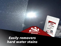 Glass Cleaner Powder Glass Hardwater Remover and Car Headlight Cleaner Removes Yellowish - 200 gram