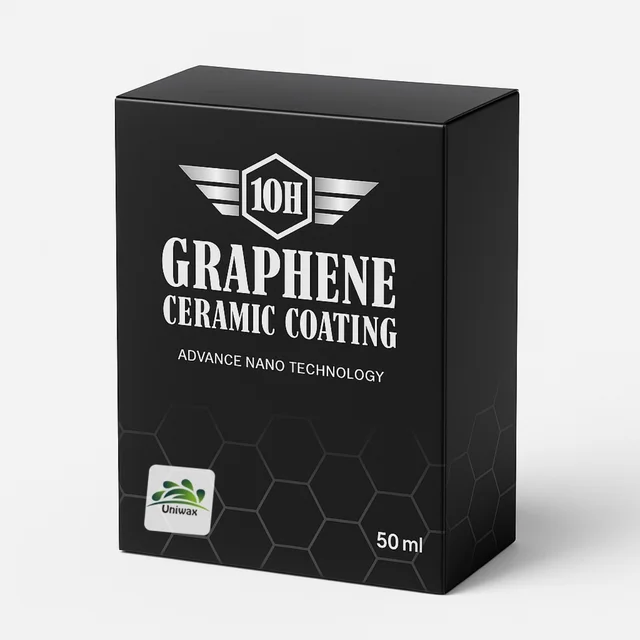 Uniwax Advanced Nano-Tech Graphene Ceramic Coating 50ml | High Gloss & UV Shield | Car & Bike Surface Protection Solution