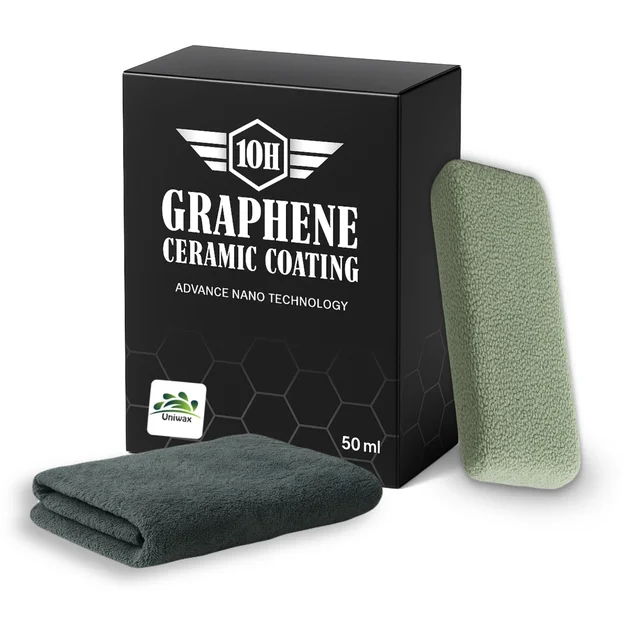 Uniwax Advanced Nano-Tech Graphene Ceramic Coating 50ml | High Gloss & UV Shield | Car & Bike Surface Protection Solution