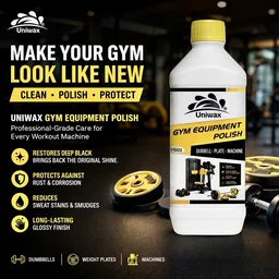 Uniwax Gym Equipment Polish – Rust Protection, Odor Remover & Long-Lasting Shine (UG01) - 1kg