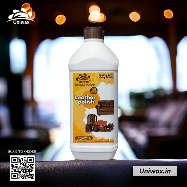 Premium Leather Polish & Conditioner | Natural Color | Restores Shine, Softness & Protection | Suitable for Bags, Shoes, Jackets, Sofas & Car Seats - 200 gram