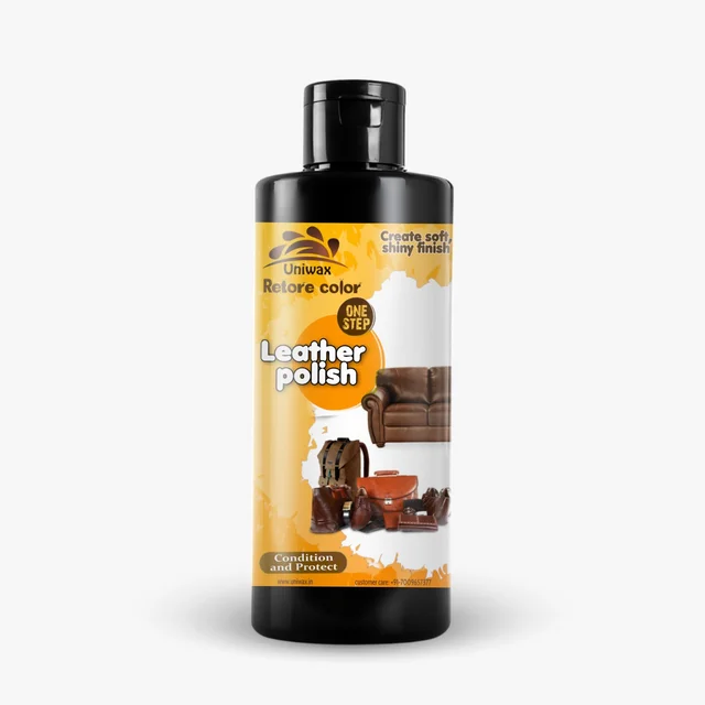 Premium Leather Polish & Conditioner | Natural Color | Restores Shine, Softness & Protection | Suitable for Bags, Shoes, Jackets, Sofas & Car Seats - 200 gram