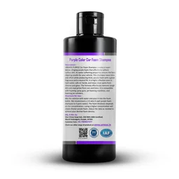 uniwax purple colour foam shampoo with wax / Produces Thick Coloured Foam Car Washing Liquid - 200ml, purple