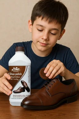 Uniwax Leather Shoe Polish Natural colour – Premium Shoe Shine for All Leather Colors – Nourishes, Protects & Restores – Long-Lasting Gloss - 200 ml