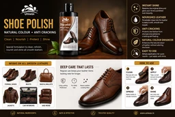 Uniwax Leather Shoe Polish Natural colour – Premium Shoe Shine for All Leather Colors – Nourishes, Protects & Restores – Long-Lasting Gloss - 200 ml