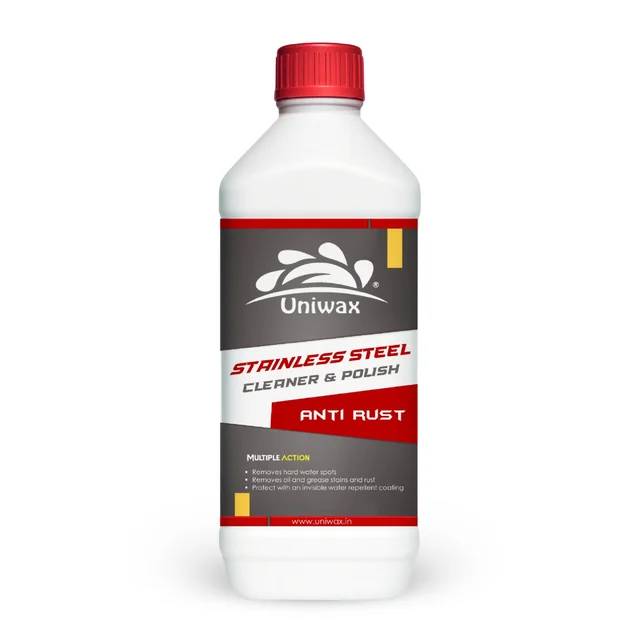 Uniwax Stainless Steel Polish | Streak-Free Shine & Protection | Restores Shine & Prevents Rust | - 1kg