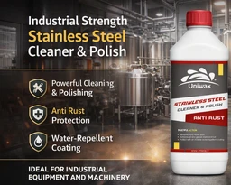 Uniwax Stainless Steel Polish | Streak-Free Shine & Protection | Restores Shine & Prevents Rust | - 1kg