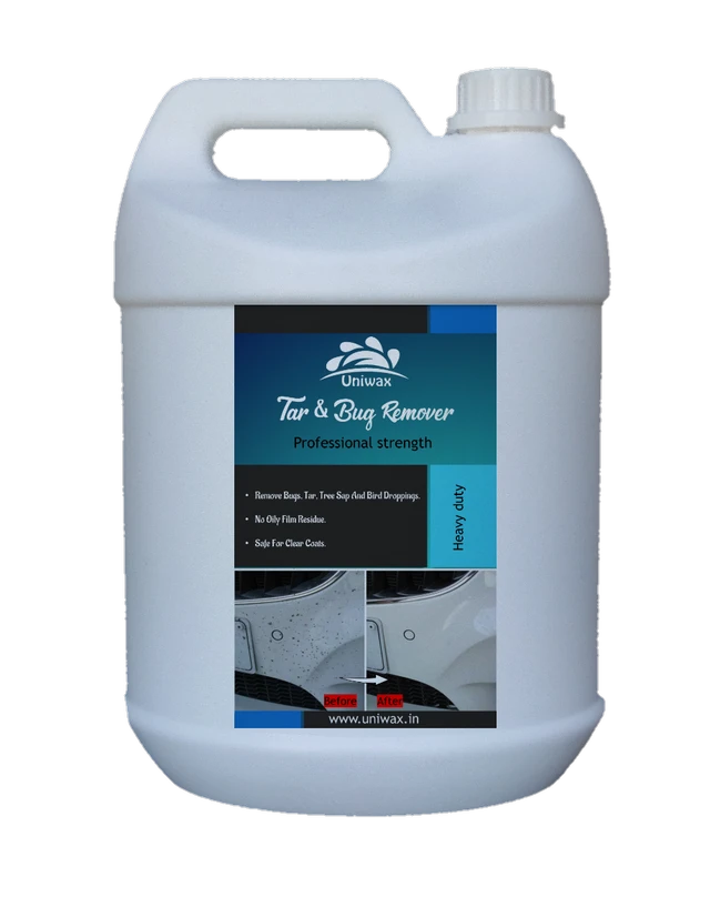 Uniwax Tar & Bug Remover Spray - Fast-Acting Formula for Windshields, Bumpers & Paint, Safe on All Surfaces. - 5 liter
