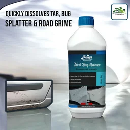 Uniwax Tar & Bug Remover Spray - Fast-Acting Formula for Windshields, Bumpers & Paint, Safe on All Surfaces. - 1 liter