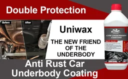 Uniwax Car Rust Proofing – Strong Underbody Coating for Maximum Protection|Rustproof, Waterproof & Durable Coating - 1liter