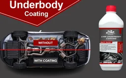 Uniwax Car Rust Proofing – Strong Underbody Coating for Maximum Protection|Rustproof, Waterproof & Durable Coating - 1liter