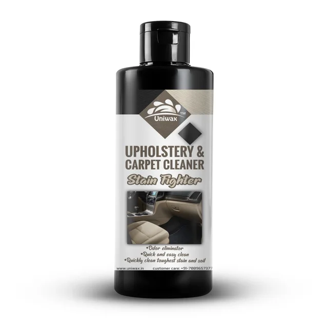 Uniwax Upholstery Cleaner – Car Interior Cleaner for Car Seats, Carpets, Roof Lining & Fabric Upholstery | Sofa & Carpet Cleaner | Deep Cleaning Foam Formula