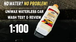Uniwax drywash or Waterless car wash with wax concentrate Rinseless Car Wash | Eco Friendly Quick Detailer Spray | Exterior Car Cleaning | Car Care Products 1:100 - 1 kg