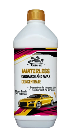 Uniwax drywash or Waterless car wash with wax concentrate Rinseless Car Wash | Eco Friendly Quick Detailer Spray | Exterior Car Cleaning | Car Care Products 1:100 - 1 kg