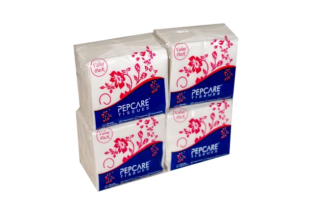 Pepcare Premium Soft Tissue Paper Napkins – 27 × 30 cm | Pack of 4 -