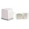 L Fold Tissue Dispenser with 2 Refill - White, 1