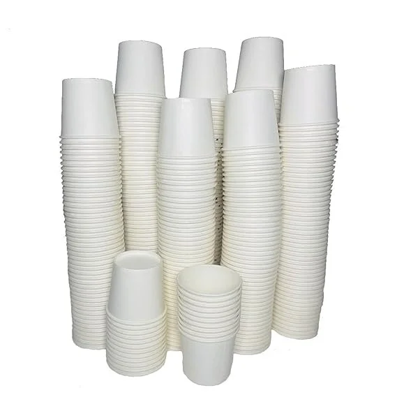 Paper Cups 150 ML (Pack of 100 Pieces) Paper Cups for Tea/Coffee/Espresso hot & Cold Drinks for Parties