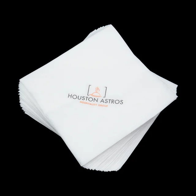 Logo Printed Tissue Paper - 25 Packets - 100 Pulls, 27 cm X 30 cm, White