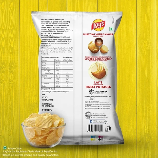 Lay's Classic Salted Flavor Potato Chips