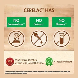 Nestle Cerelac Wheat Baby Cereal (No Refined Sugar, 6-24 Months) - 330 g