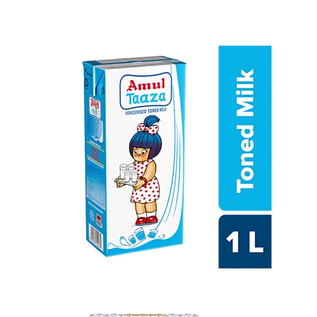 AMUL TAZZA HOMOGENISED MILK 1LTR 