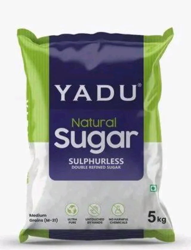 YADU NATURAL SUGAR SULPHUR FREE 5KG