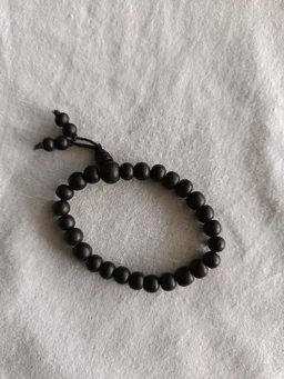 Karungali Mala + Bracelet Combo - 8 mm, Black