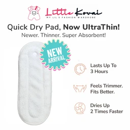 Little Kovai Leak-Proof Reusable Premium Cloth Diaper - Its Ok (Incl. Ultra-soft 5 layer insert) - Free Size (3M - 2Y)