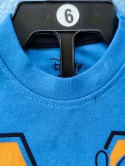 Disnep Classics Premium Boy's Cotton Half Sleeves T-Shirt and Shorts Set - Blue With Mickey Dodgers - 6 Months