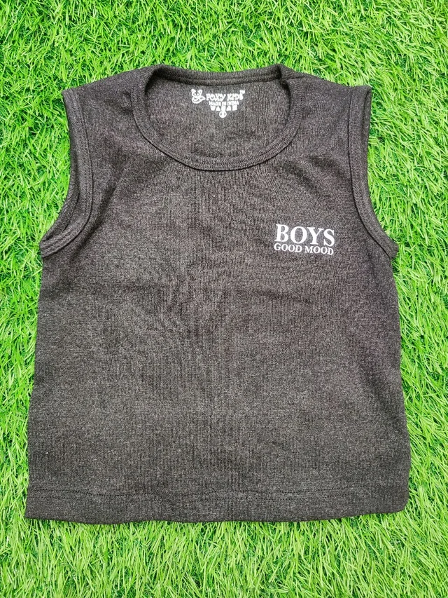 Sleeveless Kids Cotton High Quality Vests - Pack of 3 (Multicolor)