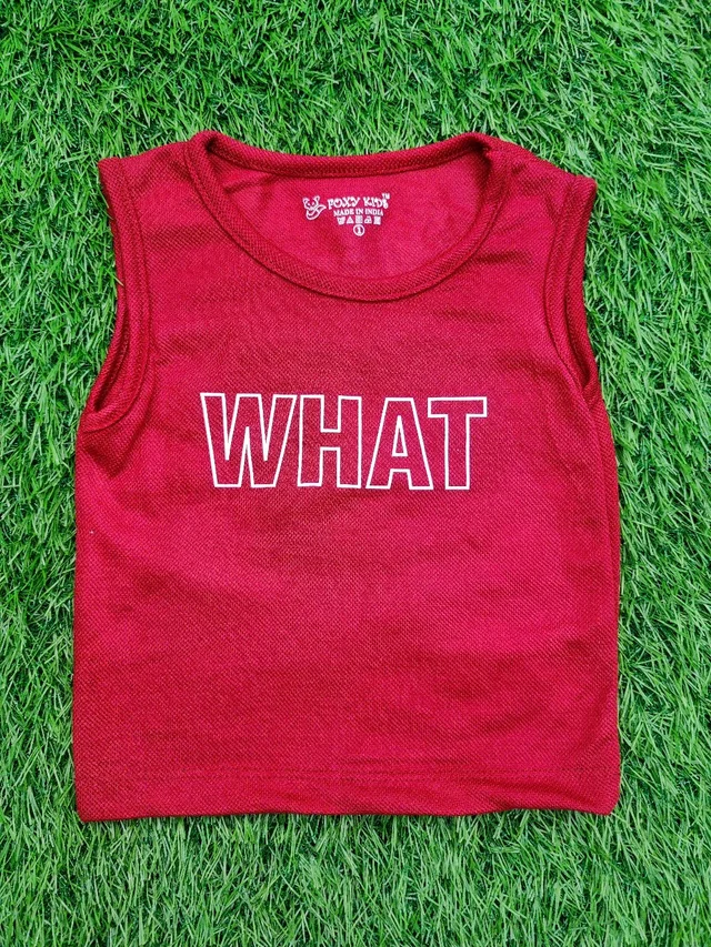 Sleeveless Kids Cotton High Quality Vests - Pack of 3 (Multicolor) - 1 Year