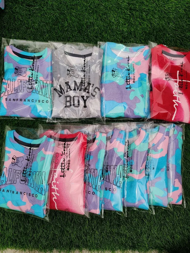 Premium Rainbow Full Sleeve Tshirt - Red - 1 Year
