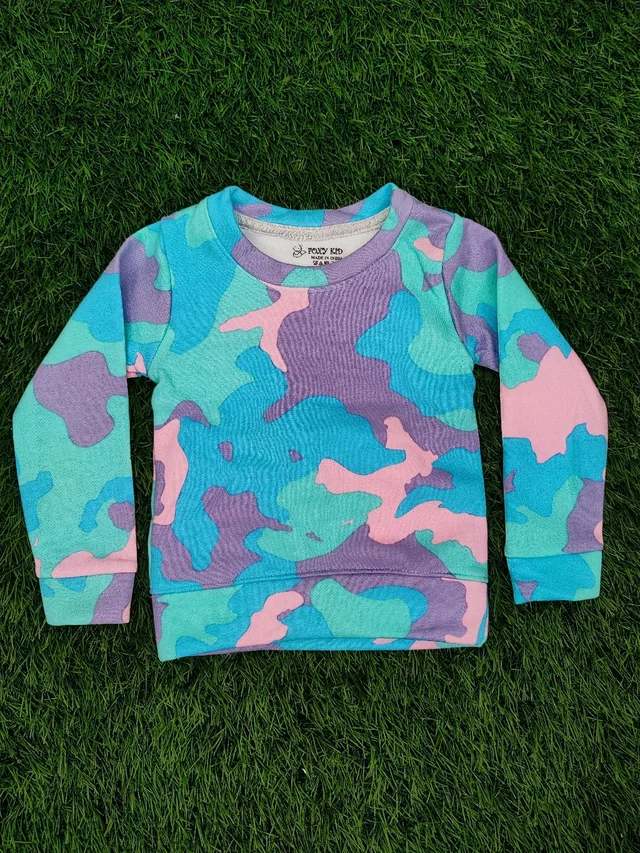 Premium Rainbow Full Sleeve Tshirt - Blue