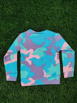 Premium Rainbow Full Sleeve Tshirt - Blue - 1 Year